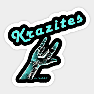 tha K-MAN Loves His Krazites Sticker